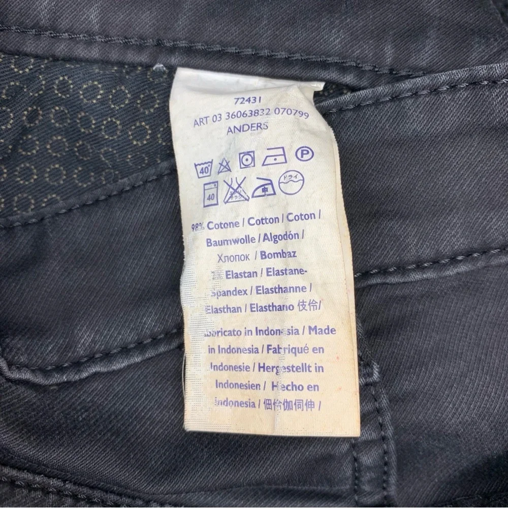Gas Jeans Anders Slim Fit Men's Black Denim W32 x L30 Classic Style - Picture 8 of 12